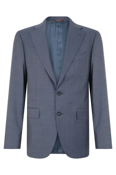 CANALI CANALI SINGLE-BREASTED WOOL JACKET FOR MEN