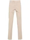 Canali Slim-cut Chino Trousers In Neutrals