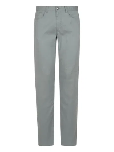 CANALI SLIM-CUT TROUSERS