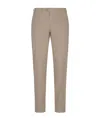 Canali Slim-cut Trousers In Nude