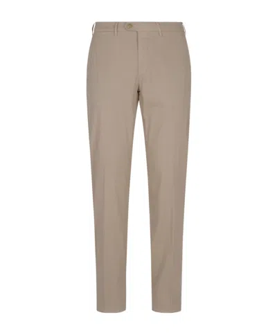 Canali Slim-cut Trousers In Neutrals