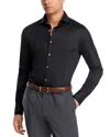 Canali Slim Fit Sport Shirt In Black
