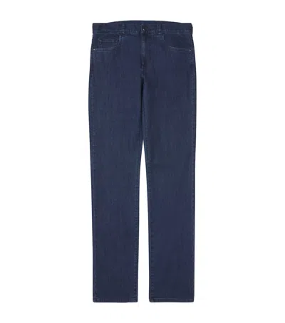 Canali Slim Jeans In Blue