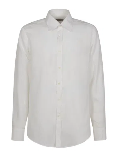 Canali Slim In White