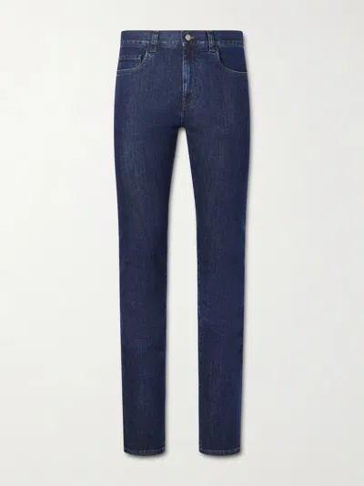 Canali Five-pocket-style Jeans In Blue