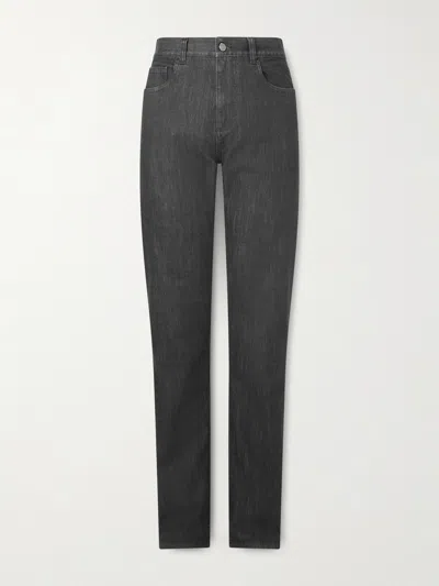 Canali Slim-fit Jeans In Gray