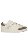 Canali Beige/brown Suede Sneakers