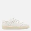 Canali White Leather Sneakers