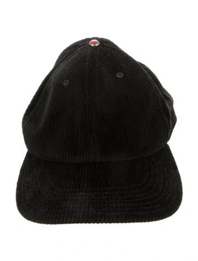 Pre-owned Canali Solid Dad Cap In Black