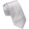 Canali Solid Silk Tie In Neutral