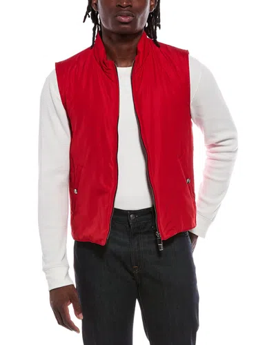 Canali Solid Vest In Red