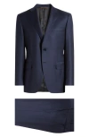 Canali Men's Solid Wool Two-piece Suit In Navy