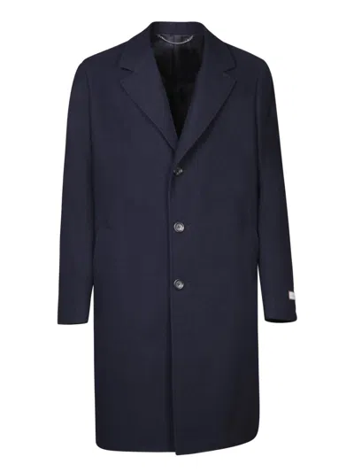 Canali Midnight Blue Wool Coat