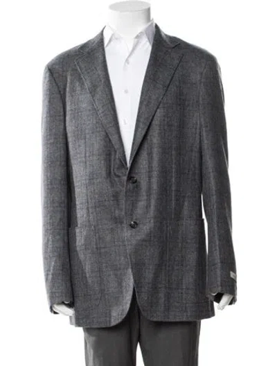 Pre-owned Canali Sport Coat W/ Tags In Gray