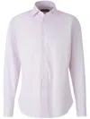 Canali Spread-collar Shirt In Pink