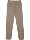 Canali Straight-leg Chinos In Green