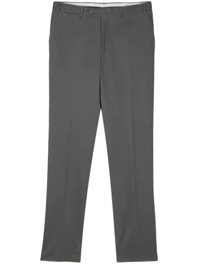 Canali Straight-leg Chinos In Black