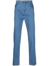 Canali Straight-leg Denim Jeans In Blue