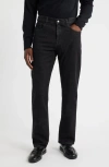 Canali Straight Leg Jeans In Black