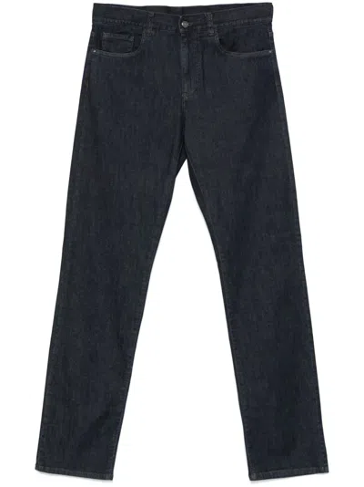 CANALI STRAIGHT-LEG JEANS