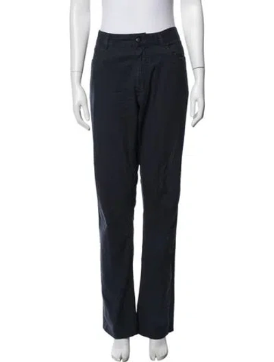 Pre-owned Canali Straight Leg Pants In Blue