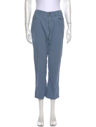Pre-owned Canali Straight Leg Pants In Blue