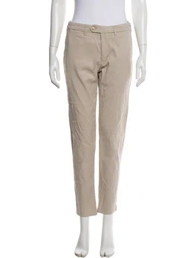 Pre-owned Canali Straight Leg Pants In Neutral