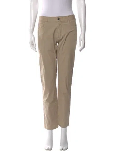 Pre-owned Canali Straight Leg Pants In Neutral
