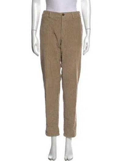 Pre-owned Canali Straight Leg Pants In Neutrals