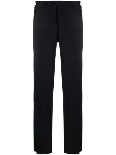 Canali Straight-leg Tailored Trousers In Blue
