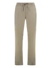 Canali Wool Blend Trousers In Brown