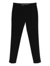 Canali Straight-leg Casual Pants In Black