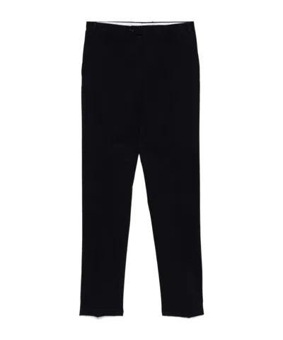Canali Straight-leg Trousers In Black