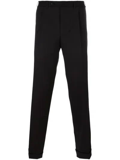Canali Straight Leg Trousers In Blue