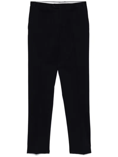 Canali Straight-leg Trousers In Blue