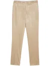Canali Hose Mit Geradem Bein In Braun