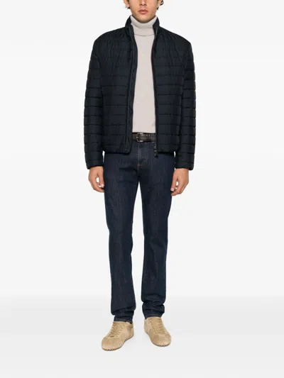 Canali Straight-leg Jeans In 蓝色