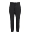 Canali Stretch Wool Travel Tailored Trousers In Black