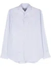 Canali Gestreiftes Hemd In Blau