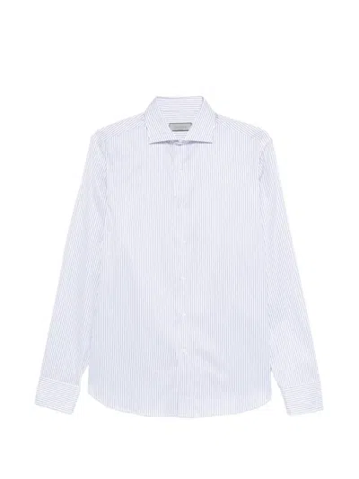 Canali Striped Shirt In Multi