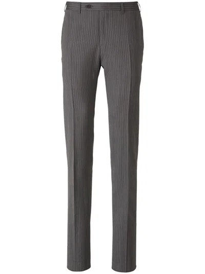 CANALI STRIPED TAILORED TROUSERS