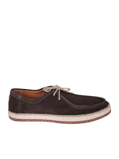 CANALI SUEDE BROWN SNEAKERS