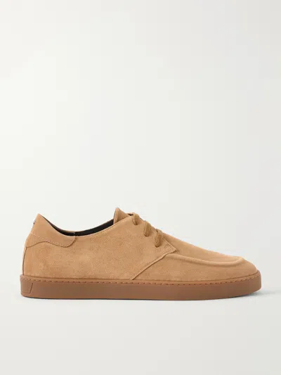 Canali Suede Sneakers In Brown