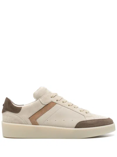 Canali Suede Sneakers In Neutrals