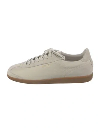 Pre-owned Canali Suede Sneakers In Neutrals