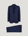 Canali Suit In Blue Wool In Blue