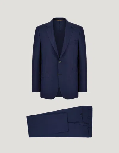 Canali Suit In Blue Wool
