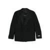 Canali Double-breasted Suit In Black