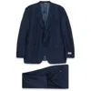 Canali Single-breasted Wool Suit In Blue