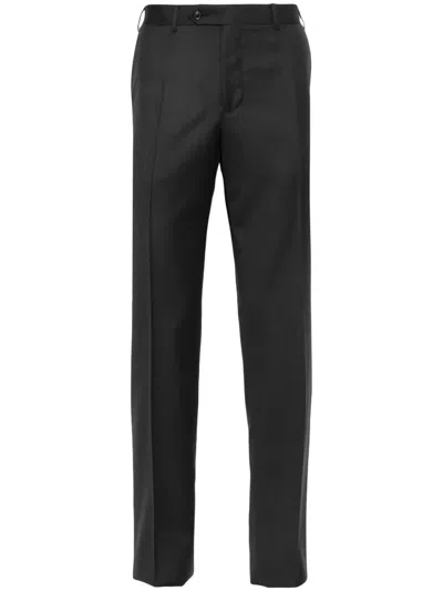 Canali Super 150's Trousers In Gray